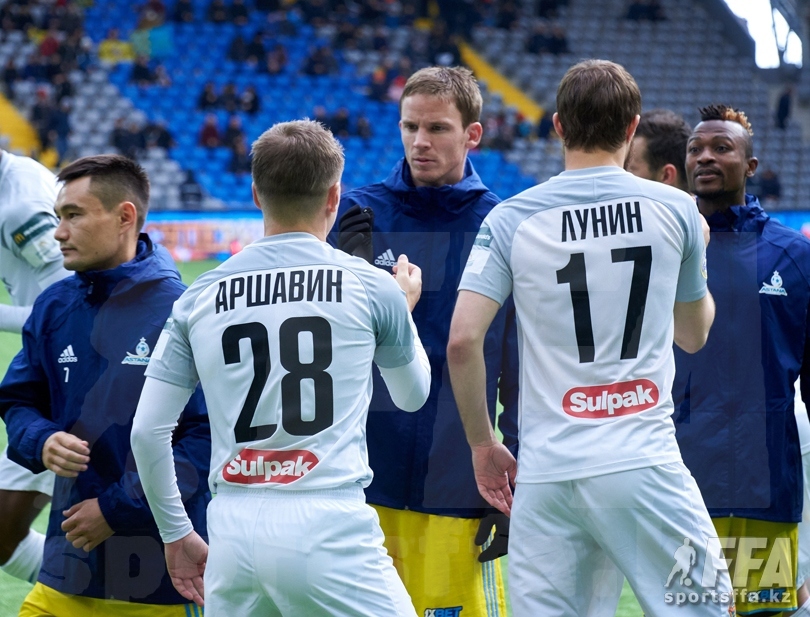 04.03.2018. Суперкубок Казахстана. АСТАНА – КАЙРАТ 3:0. Марин ТОМАСОВ и компания не оставили шансов Андрею АРШАВИНУ и его команде. В субботу – новая встреча. Фото Владимира ШАПОВАЛОВА