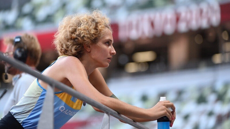Кристина ОВЧИННИКОВА, чемпионка Азии-2023 по прыжкам в высоту. Фото пресс-службы турнира