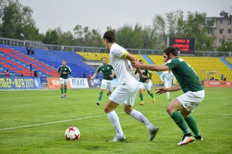 «Тараз» – «Атырау» – 1:2. Фото: fctaraz.kz