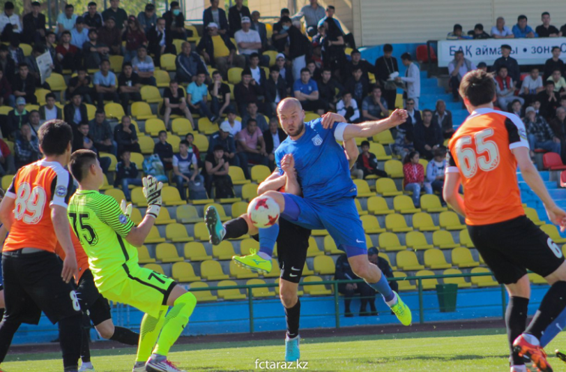 «Тараз» – «Шахтер-Болат» – 1:1. Фото: fctaraz.kz